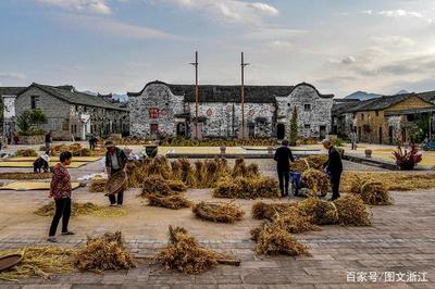 浙江仙居:古村曬秋